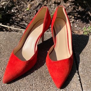 J. Crew Red Colette Pumps